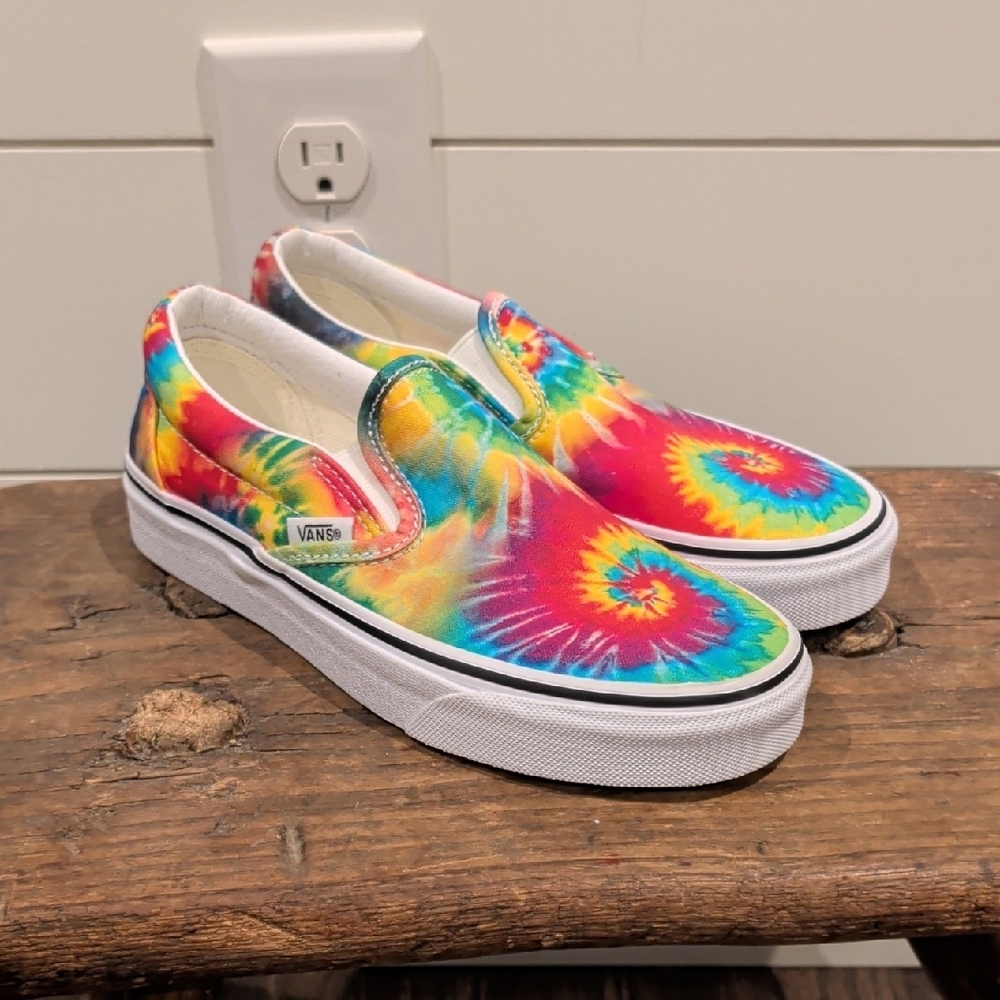 Vans Multicolor Tie-Dye Slip-Ons